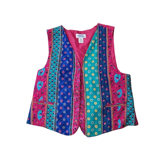 Vintage Jackets & Blazers - Suburbans Vintage Floral Vest
